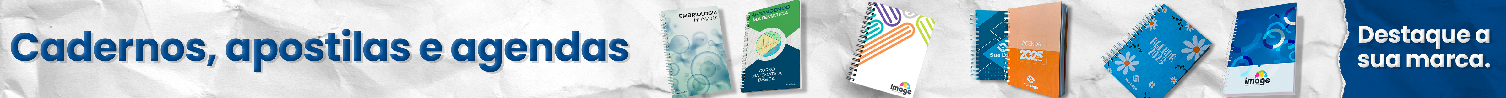 CADERNOS, APOSTILAS E AGENDAS
