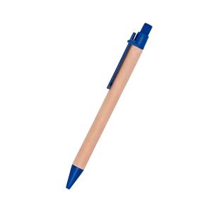 Caneta de Papelão Azul      